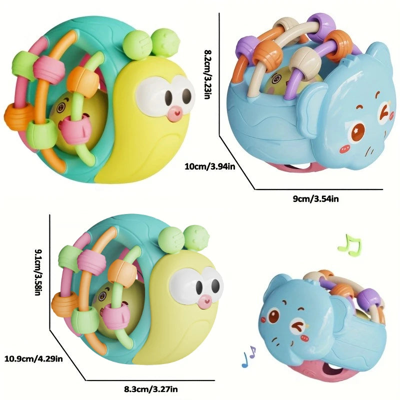 Baby Balls Rattle Comforter Toy Soft Hand Grasp Ball Educational Sensory Toys Activity Baby Crawling Toys 0 6 12 Months