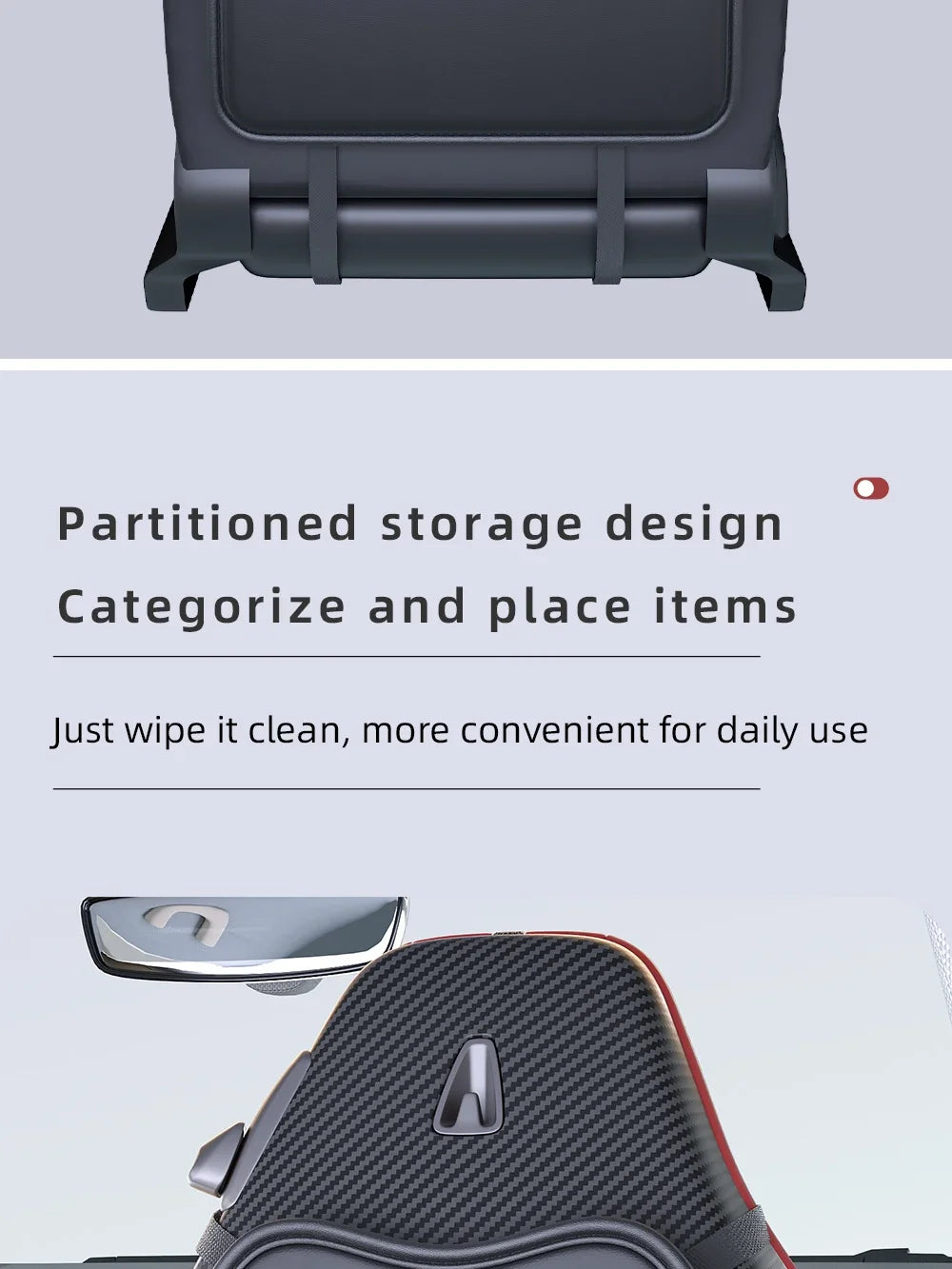 PU Leather Car Seat Kick Proof Pad with Pockets Multi-functional Tablet Holder Auto Seat Back Protection Cover for Kids