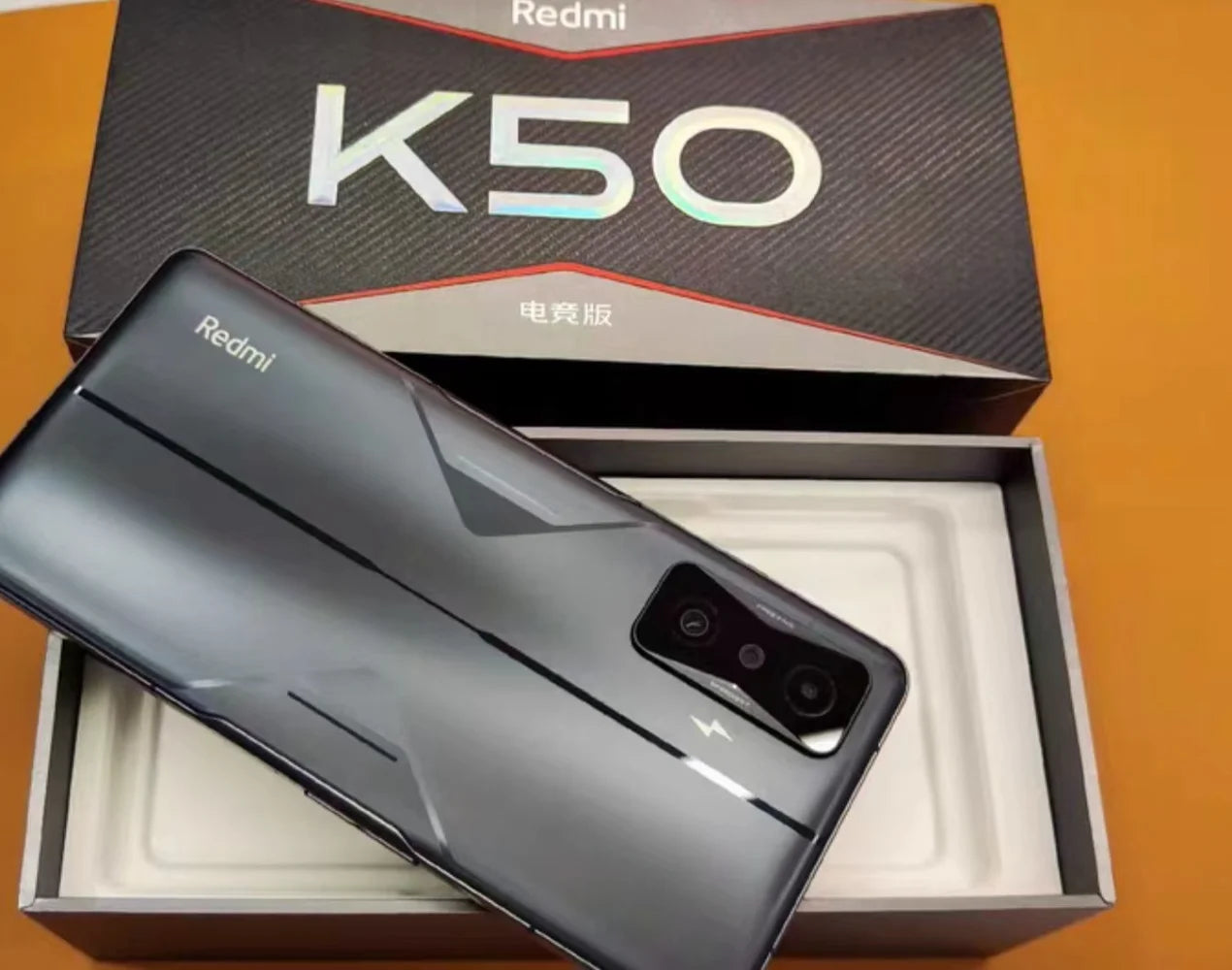 Global rom 5G Redmi K50 Gaming 256G Phone Side fingerprint face ID Snapdragon 8Gen1 120W QC3 Xiaomi used phone