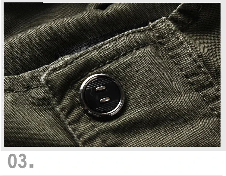 New 2025 Casual Army Military Jacket Men Plus Size M-6XL Jaqueta masculina  Spring & Autumn Cargo Mens Jackets Coat