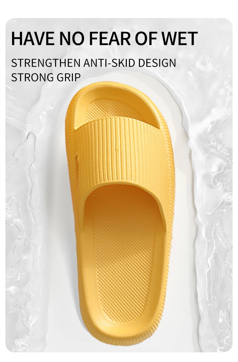Slippers EVA Sandals Slippers Simple Men Women Wear Thick-Soled Non-Slip Summer Quarters Bathroom Shower  Indoor Home Casual