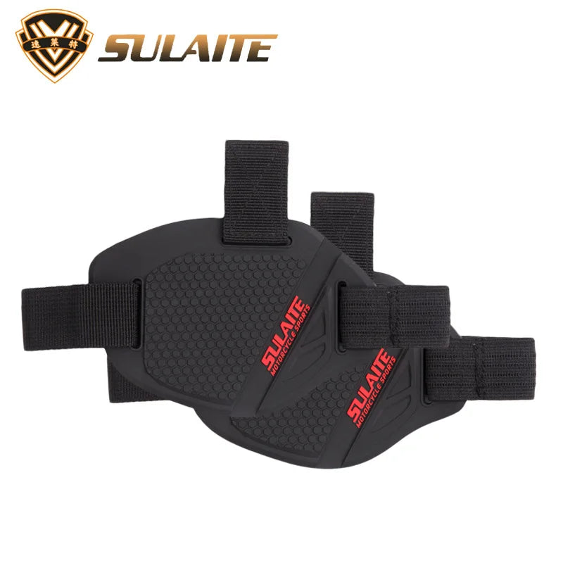 SULAITE Motorcycle Shift Pad Gear Shoe Cover Durable Lightweight Boot Protector Adjustable for Riding Moto Accessaries