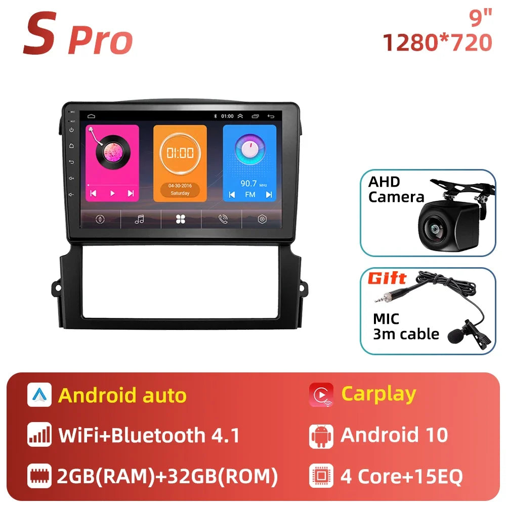2 Din Android Car Radio Stereo for Kia Sorento BL 2002-2011 Car Multimedia Player GPS Navigation Head Unit Autoradio Audio Auto