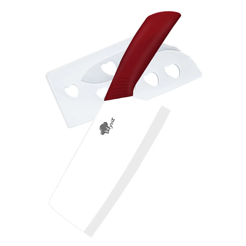 7 inch Ceramic Kitchen Knives Chef Knife White Zirconia Blade Kitchen Knives with Kitchen Tool