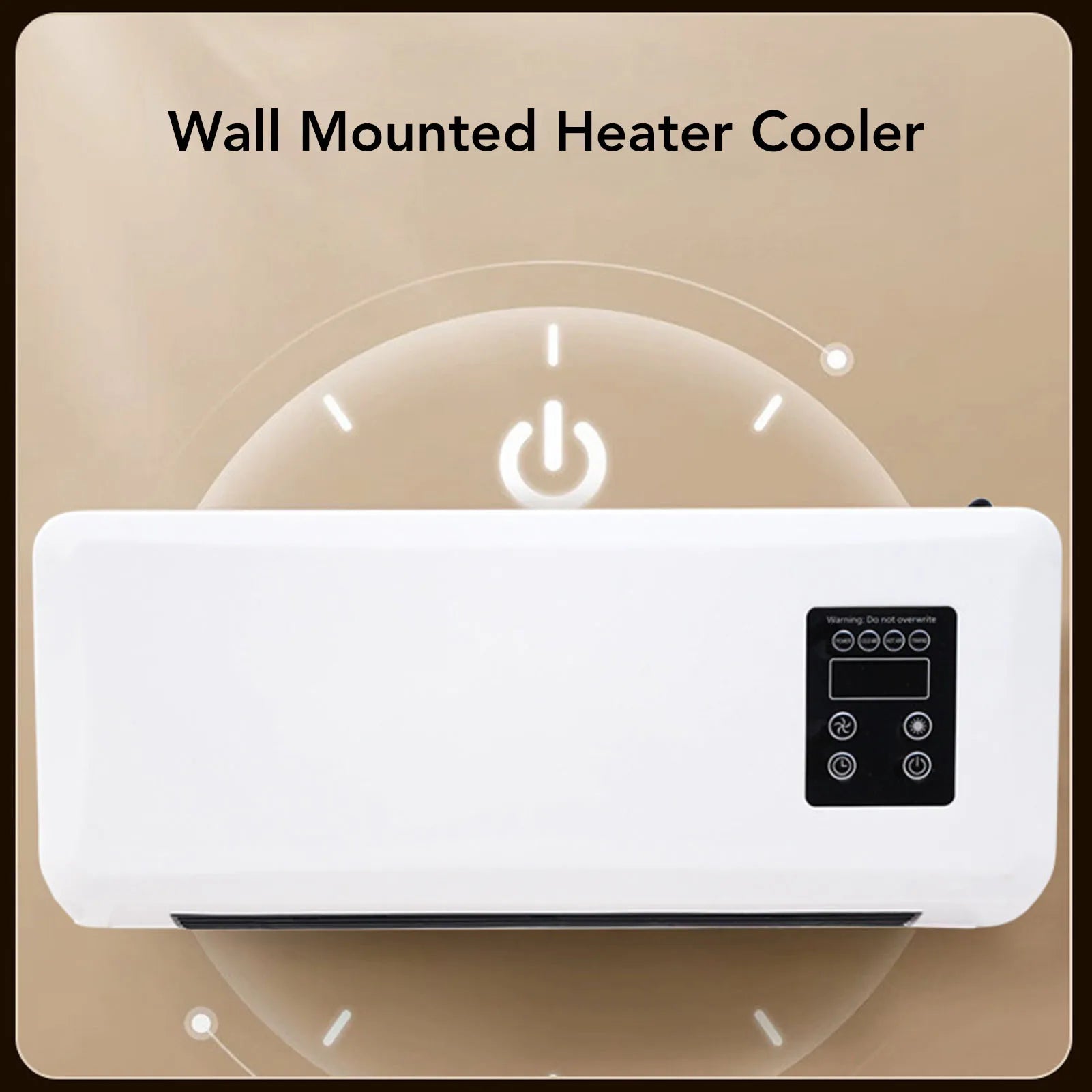 Wall-Mounted Air Conditioner With Cold/Heat Switching Easy To Operate Energy Efficient Suitable For Use In Home Bathrooms