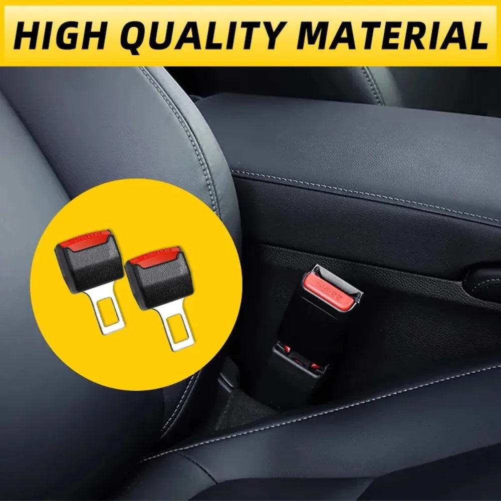 1Pc Car Safety Belt Extender Seat Belt Cover Seat Belt Padding Extension Buckle Plug Buckle Seatbelt Clip Car Accessories