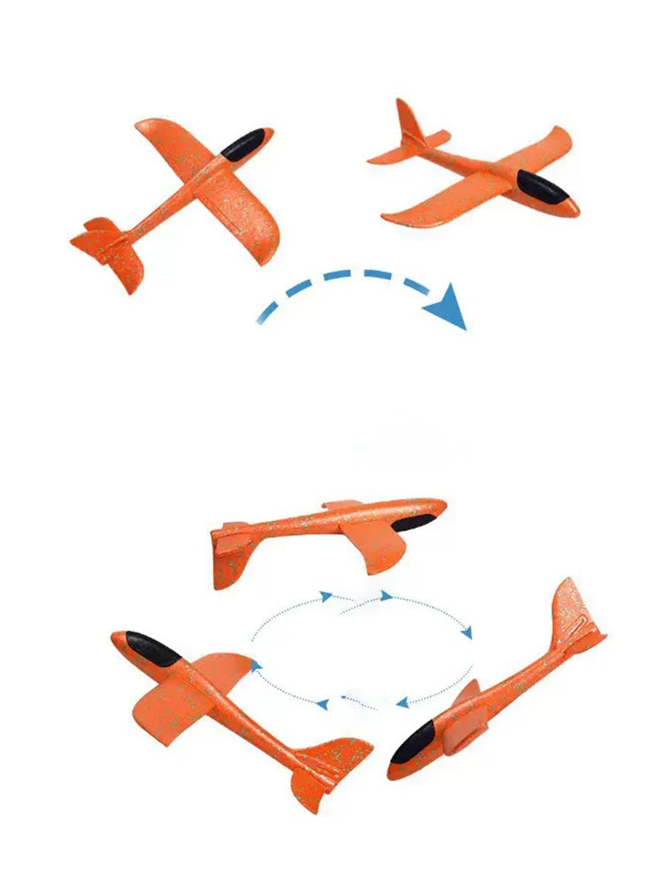 48.5cm Hand Throwable Free Flight Glider Foam Model EPP Breakout Flight Glider Party Game Kids Outdoor Fun Gift Toy