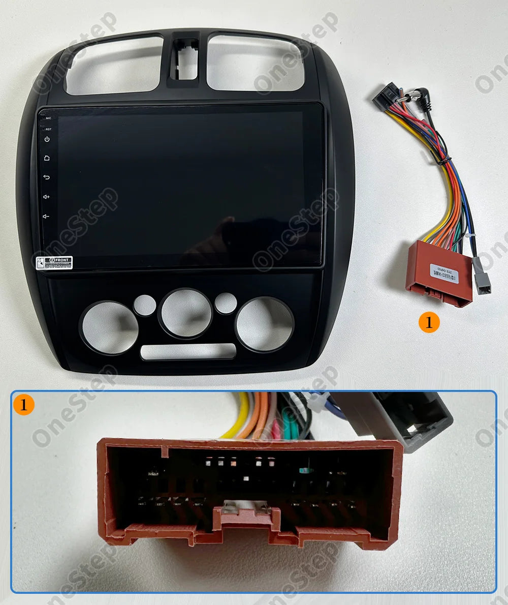 9 inch For Mazda 323 BJ 2000-2003 Car Radio Android 16  Multimedia Navigation Head Unit BT Carplay 2K QLED Screen