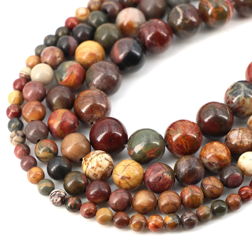 Natural Stone Beads Blue Tiger Eye Crystal Amethyst Rose Quartz Gemstone Bead for Jewelry Making Bracelet Necklace 4/6/8/10MM