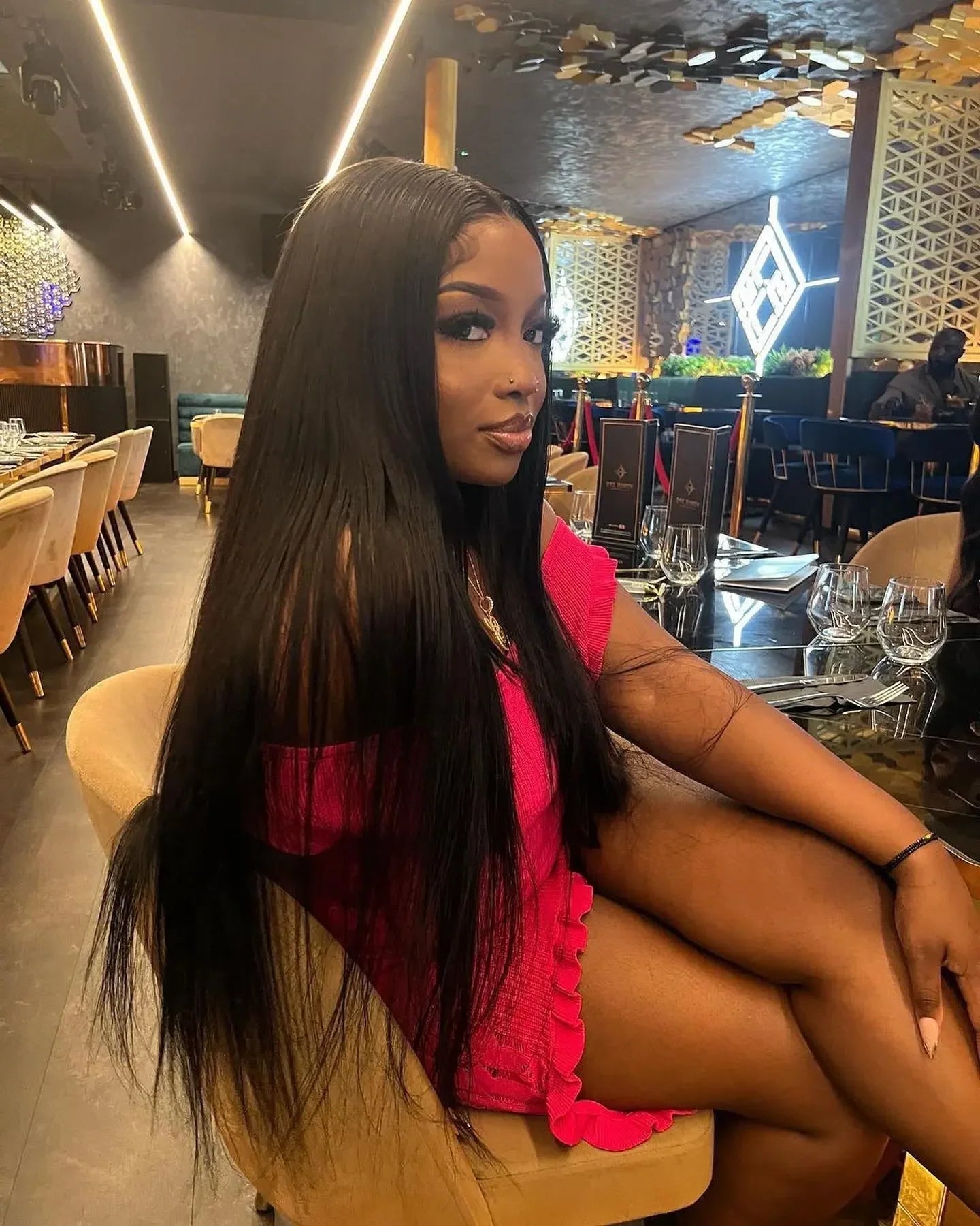 Smooth Silky Long Straight Glueless Full Lace Front Human Hair Wigs For Women Cambodian Raw Virgin 13x4 13x6 Hd Bone Straight Transparent Lace Front Wig Human Hair 40 42 Inch 300 Density Silky Straight HD Lace Frontal Wig Pre