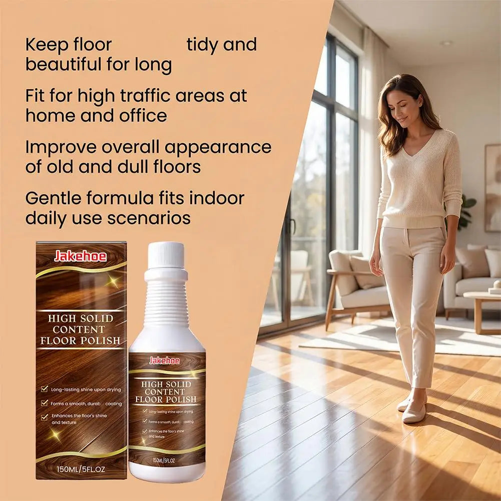 150ml Floor Care Agent, Wooden Floor Restorer Scratch Repair, Long-Lasting Gloss Protective Coating for Wood Floors