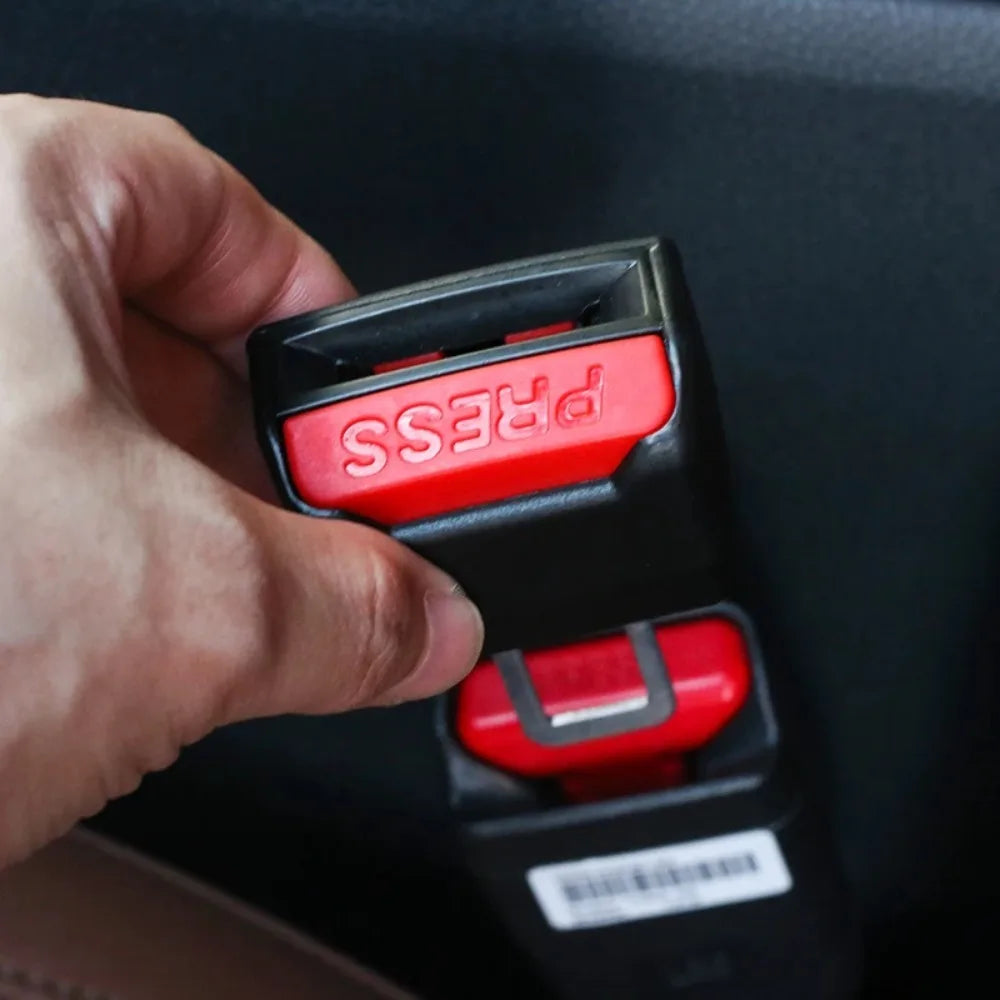 1Pc Car Safety Belt Extender Seat Belt Cover Seat Belt Padding Extension Buckle Plug Buckle Seatbelt Clip Car Accessories