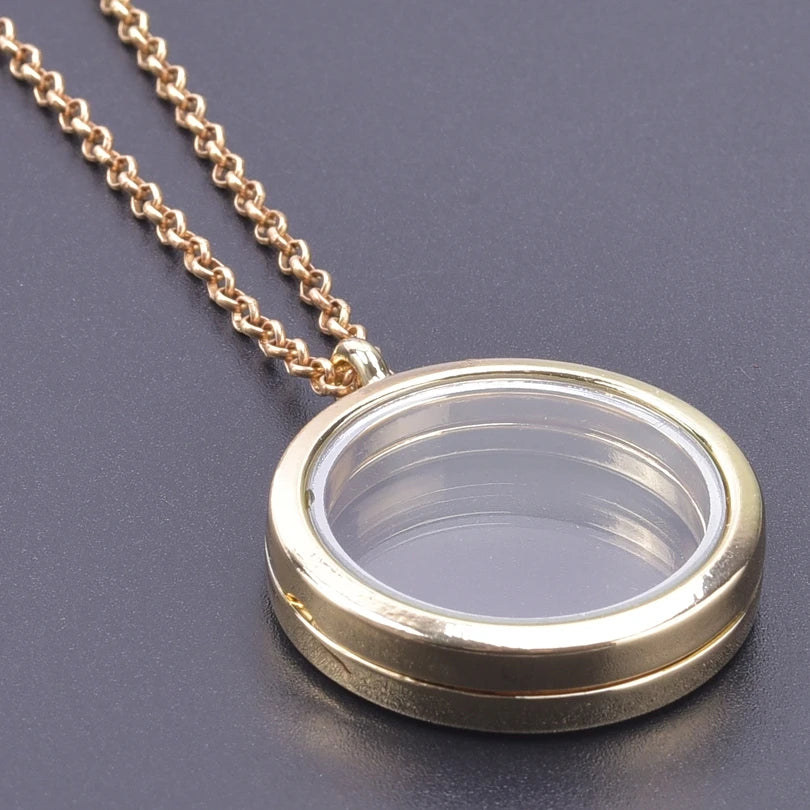 1Pc Trendy Sweet Love Glass Reliquary Photo Locket Pendant Necklaces Goth Heart Cremation Ashes Urn Relicario Collares Jewelry