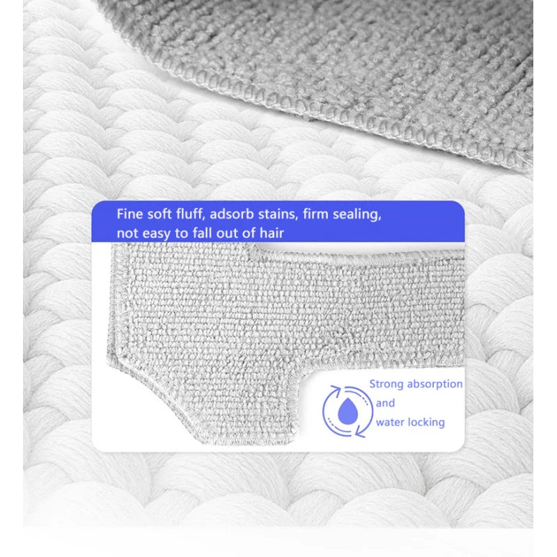 Replacements For Xiaomi Dreame C1 Window Cleaner Rags Spare Parts Window Cleaning Mop Cloth Accessories Vacuum Cleaner Portable