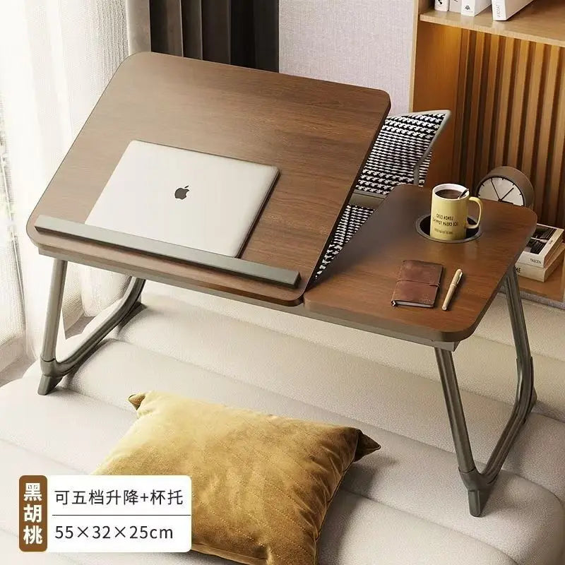Bed foldable lifting computer desk small table notebook student dormitory lazy study table writing table desk