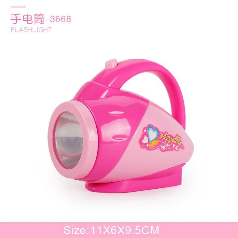 Children's Simulated Kitchen Play House Small Appliances Refrigerator Microwave Hair Dryer Coffee Machine Electric Kettle Toys