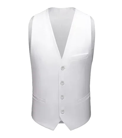High Quality Men Suit Vest Waistcoat Business Casual Slim Groom Groomsman Wedding Men's Dress Blazer Vests Formal Party Dress