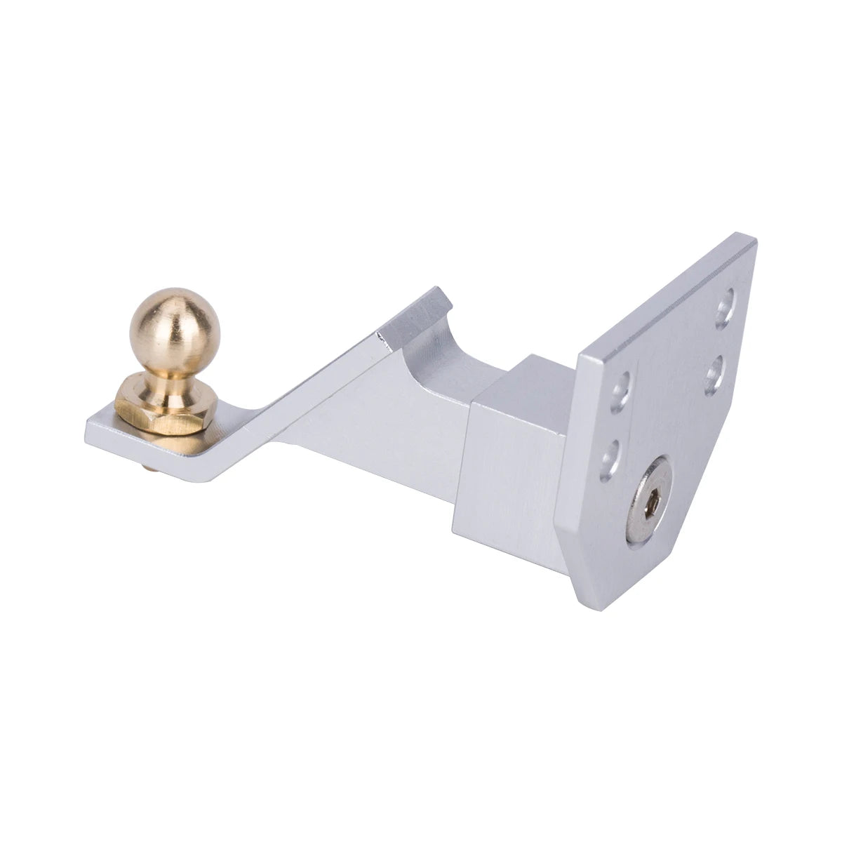 1Pcs CNC Aluminum RC Trailer Hook Drop Hitch Receiver for 1/10 RC Crawler Car D90 Upgrade Parts