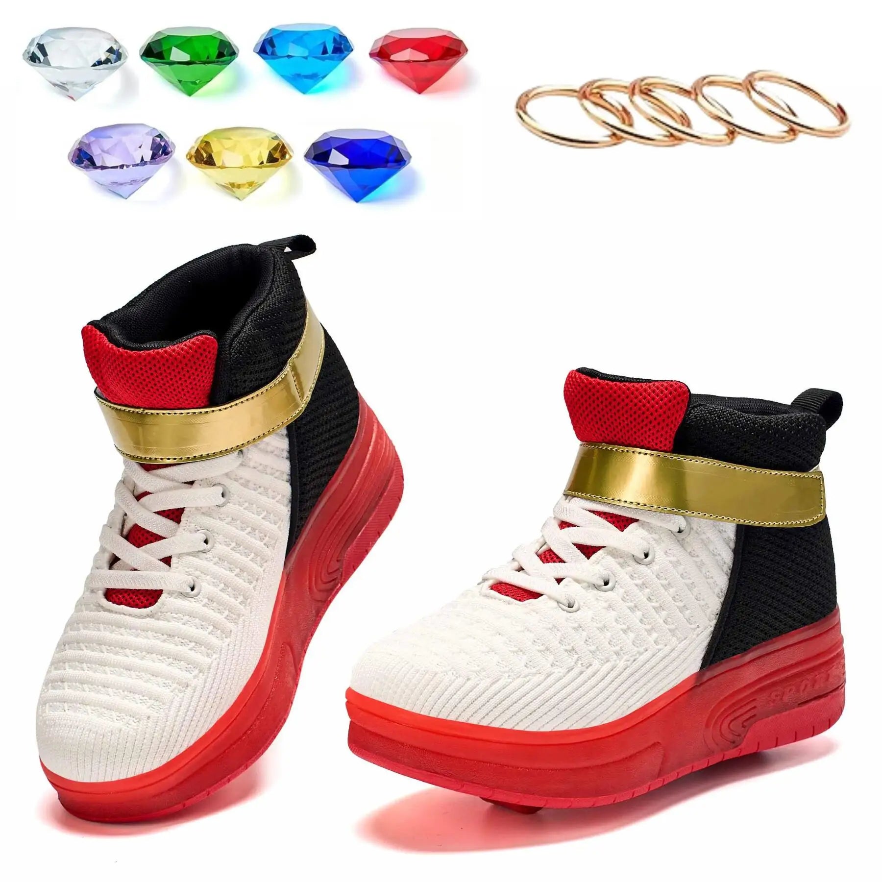Shadow The Hedgehog Shoes Shadow Roller Skate Sonic Shoes For Boys Girls Kids