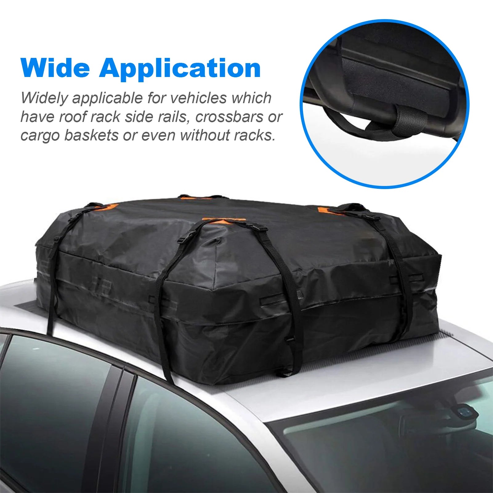 Waterproof Cargo Bag Car Roof Cargo Carrier Universal Luggage Bag Storage Cube Bag for Travel Camping