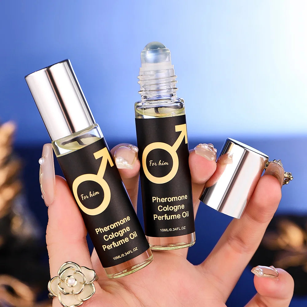 Men's rolling fragrance, long-lasting fragrance, cologne fragrance, emits charming fragrance, suitable for dating and daily use