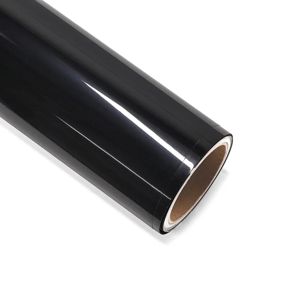 Ultra Gloss PET Piano Black Vinyl Wrap Film Sticker Auto Decoration Accessories Glossy Black Self Adhesive Vinyl Bubble Air Free car accessories accesorios para auto car decal