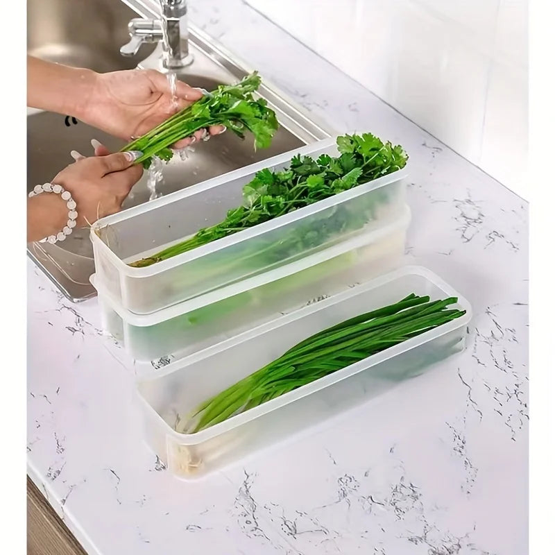 Refrigerator fresh-keeping storage box, fresh-keeping artifact,Small Food Preservation Boxes,Transparent Sealed Storage Box