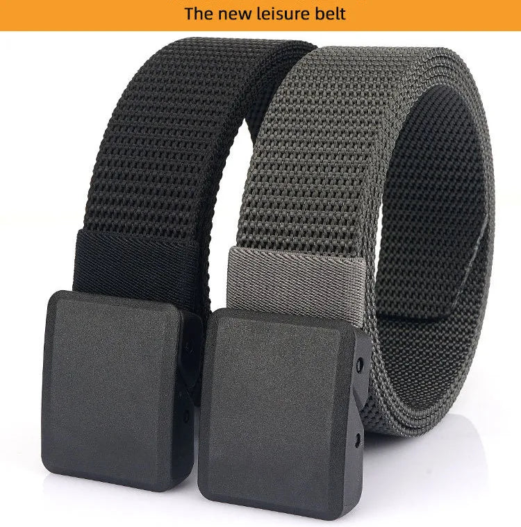 Military Automatic Buckle Nylon Belt Outdoor Hunting Multifunctional Tactical Canvas Belt High Quality Men Belt