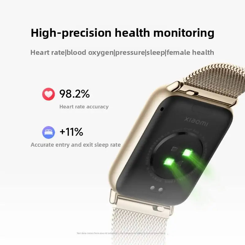 Global version xiaomi band 10 pro Independent GNSS five-satellite positioning Dual-device message sync 1.74" AMOLED display