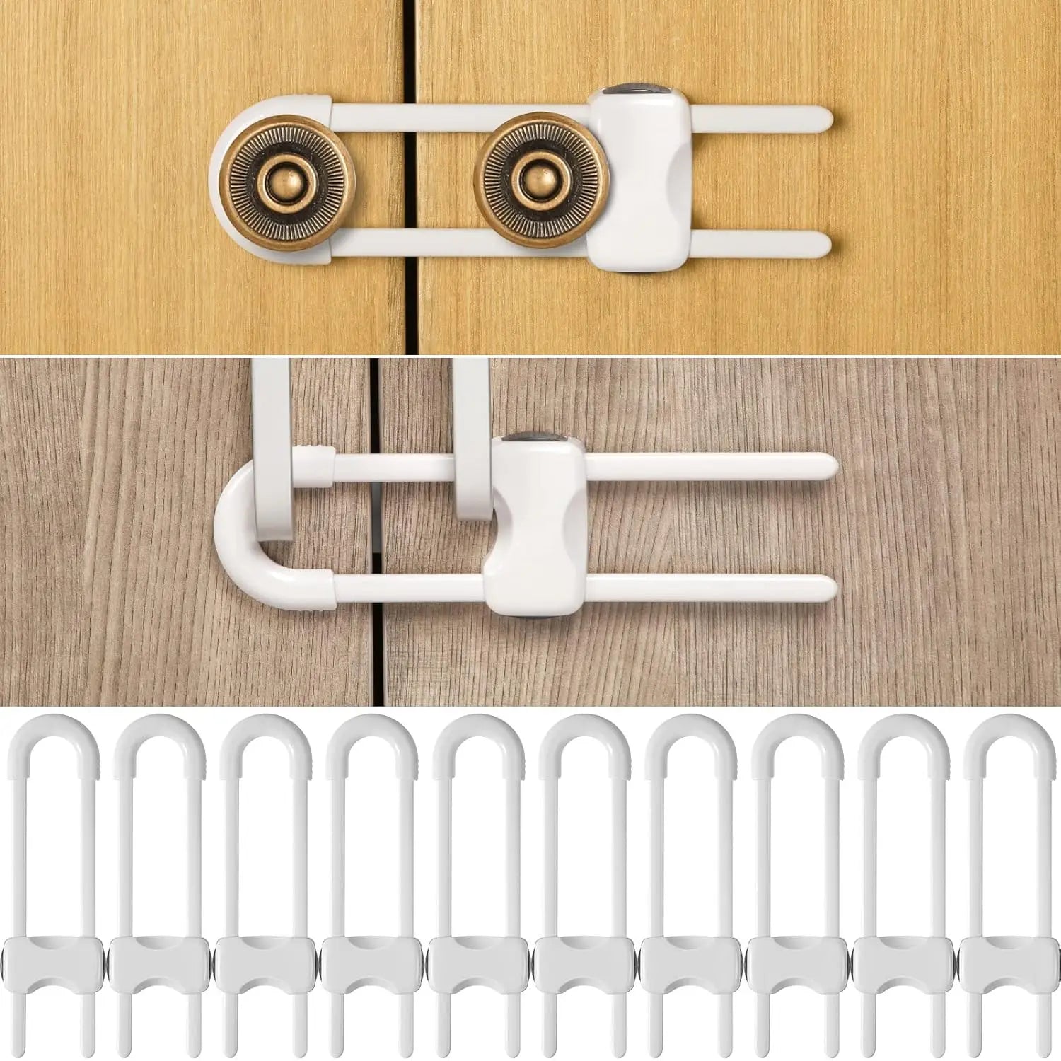 U-Shaped Proofing Drawers Safety Child Locks Adjustable