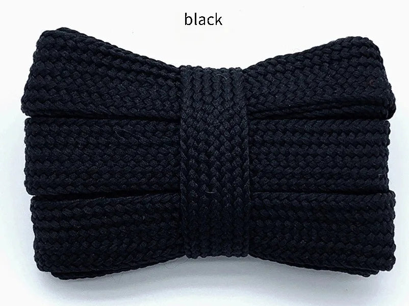 New 2cm wide fashion laces men and women sneakers flat shoes casual shoes lace length 100/120/140/160cm shoelace 18 color
