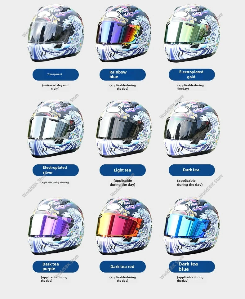 Motorcycle Helmet Visors For ARAI RX-7X RX-7V RX7X CORSAIR-X RX7V NEO XD VAS-V VECTOR-X DEFIANT-X QUANTUM-X SIGNET-X QV-PRO