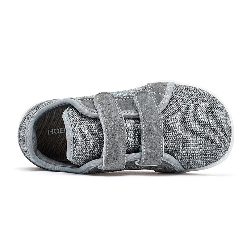 HOBIBEAR Boys Girls Barefoot Shoes Hook Loop Wide Toe Sneakers Mesh Lightweight Breathable Shoes(Toddler/Little/Big Kid)