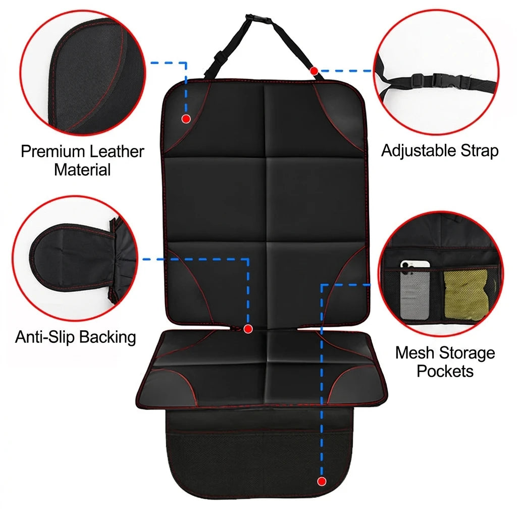 Car seat protection pad portable anti slip and wear-resistant seat cushion Oxford cloth car protection seat cushion