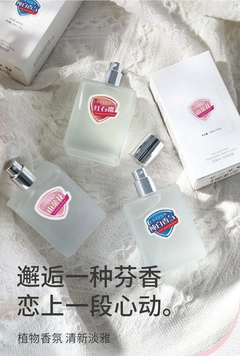 Luxury-Inspired Pure White Fragrance Red Pomegranate Camellia Perfume Childhood Bath Gel Scent Women's Perfume Men's 50ml