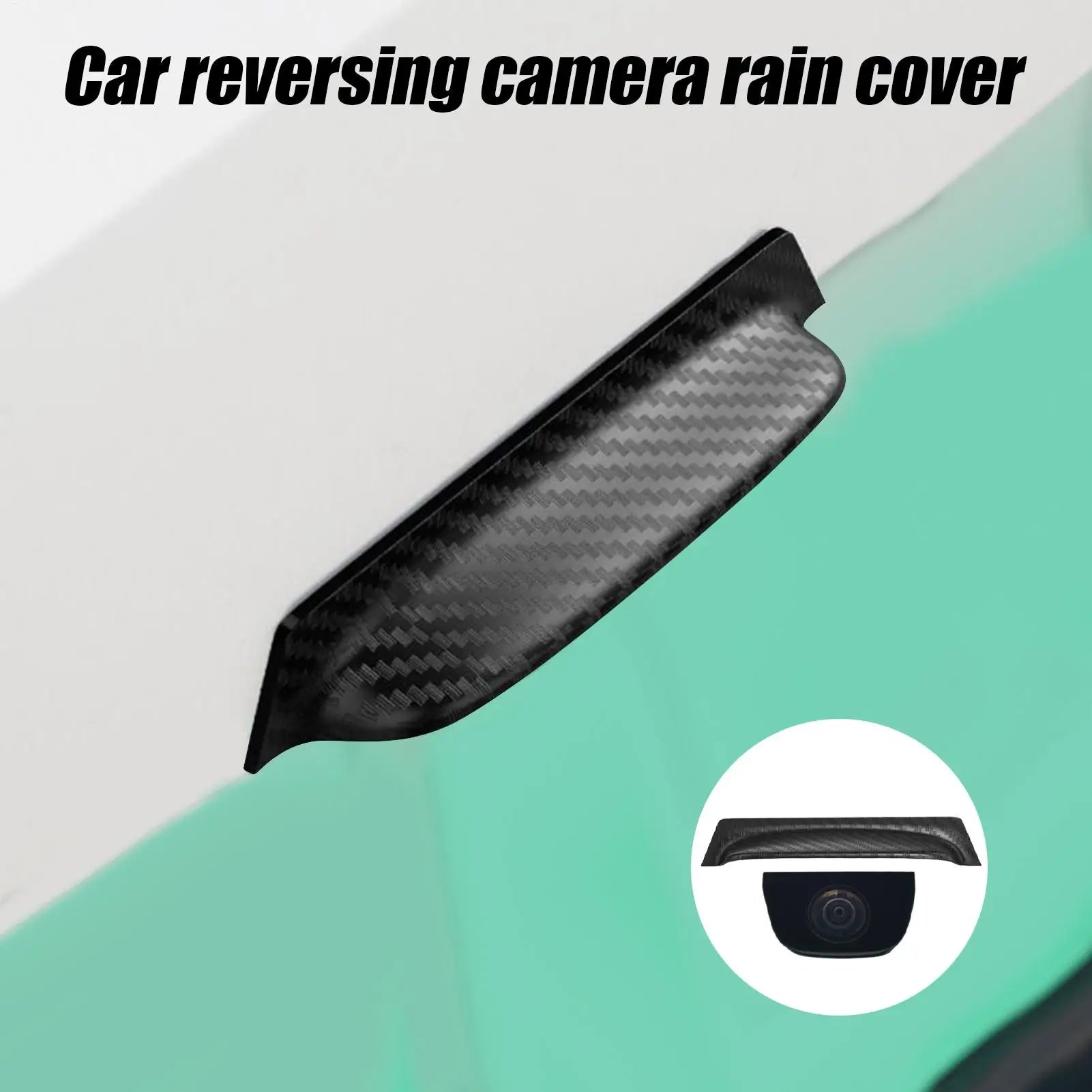 360 Degree Car Rear Camera Cover 1PC Rainproof Dust Shield Protection, Auto Safety Bike Trailers RV Truck Outdoor Supplies 2.8in