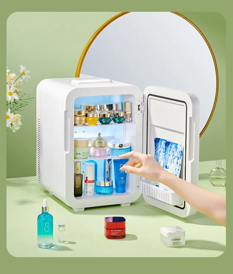 12V\110V\220V New Mini Refrigerator for Home Office Car Compact and Portable with Cooling Freezing