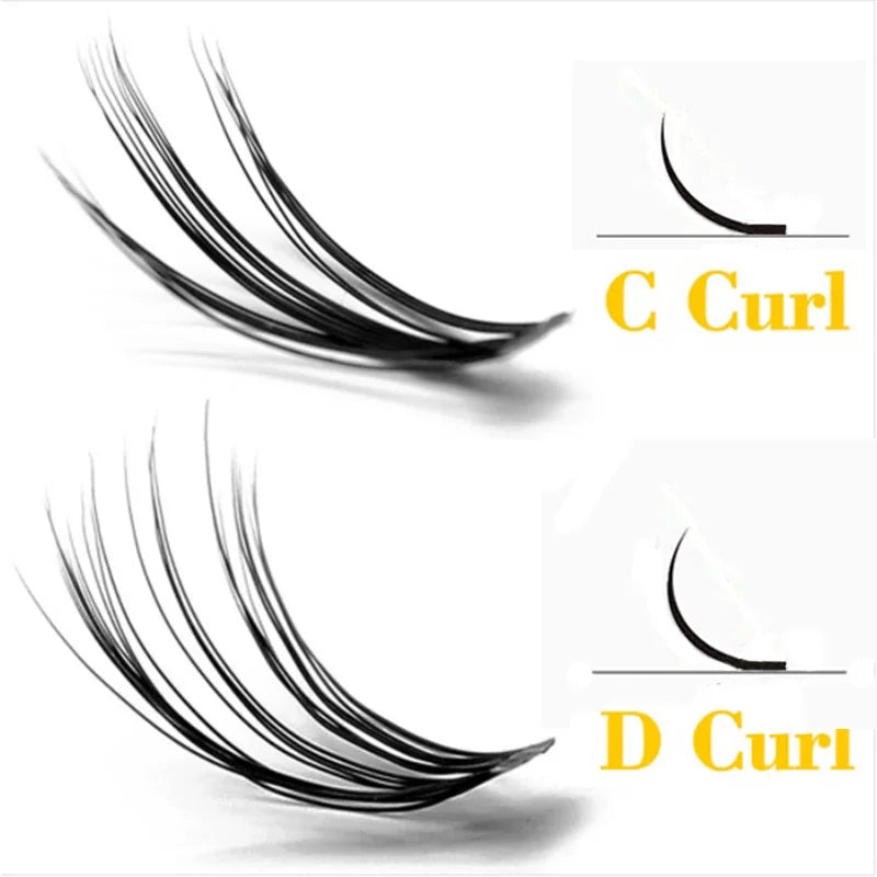 20D/30D Mink Eyelashes Cluster 1 Box/60 Bundles Russia Natural Lashes 3D Individual Eyelash Extension Lashes Makeup Wholesale
