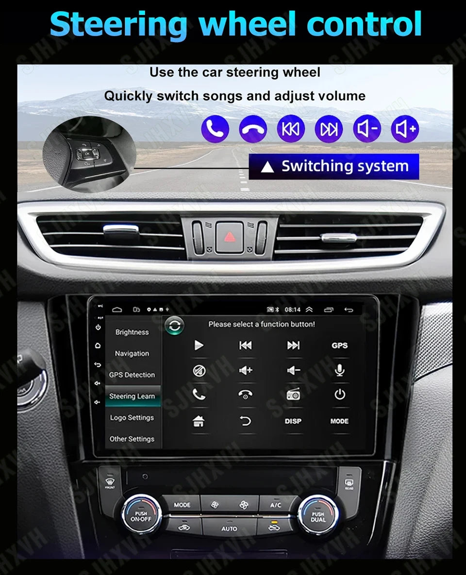 Car DVD Android 16 Radio Stereo For Fiat 500 2007-2015 Auto Multimedia Player GPS Navigation Head Unit High-Performance WIFI
