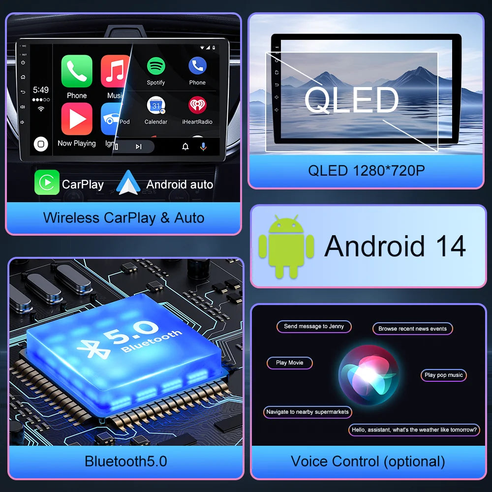 Car Radio Android 16 For Toyota Yaris 2 XP90 2005 - 2012 Auto Multimedia Stereo Dash Cam Screen GPS Head Unit Navigation DVD BT