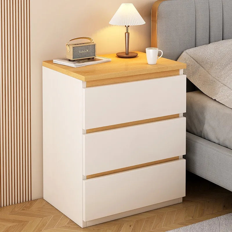Bedside table Bedroom Home Modern simple bedroom Simple heightening Bedside small cabinet Storage drawer cabinet