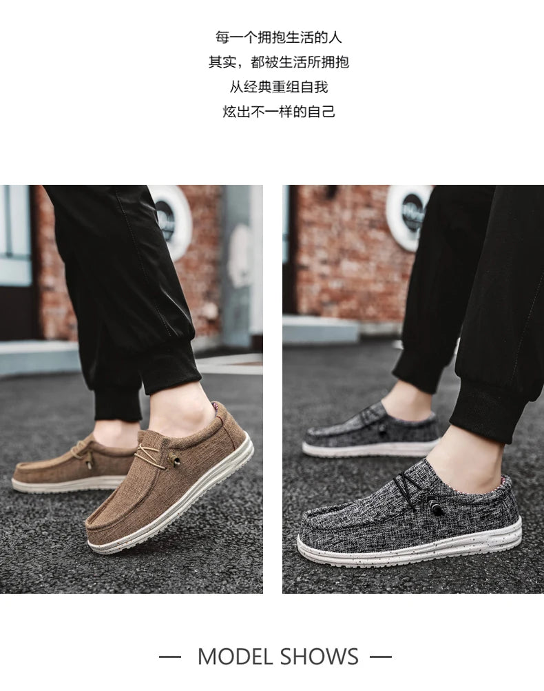 Men's Mesh Loafers Autumn Mens Vulcanized Shoes Breathable Lightweight HikingOutdoor Sports Shoes Zapato Abierto Scarpa Aperta