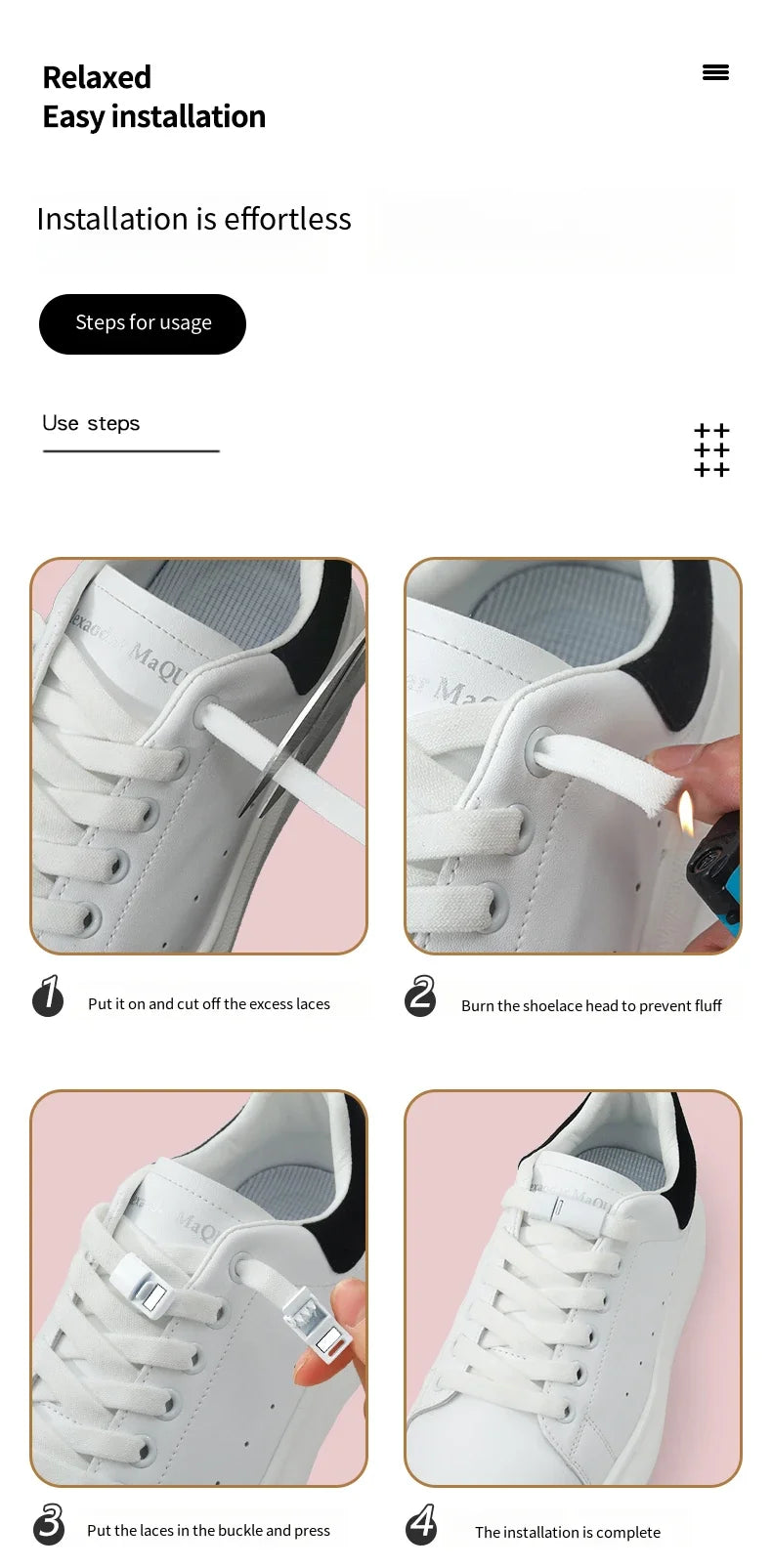 Magnetic Lock Shoe Laces without Ties Elastic Laces Sneakers Kids Adult 8MM Widened Flat No Tie Shoelaces for Shoes Accessories