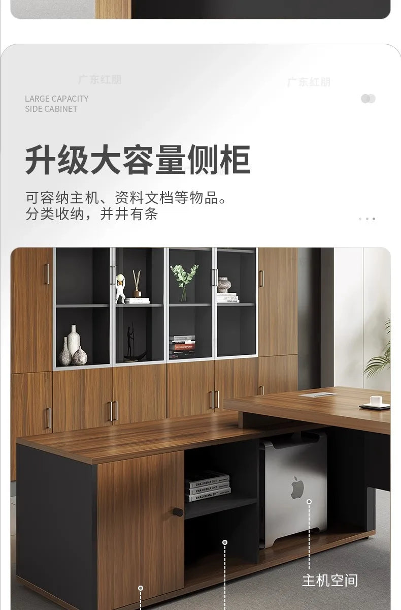 Irregular European Office Desk Lounge Creative Aesthetic Modern Designer Safe Office Desk Shelves Mesa Ordenador Home Furniture