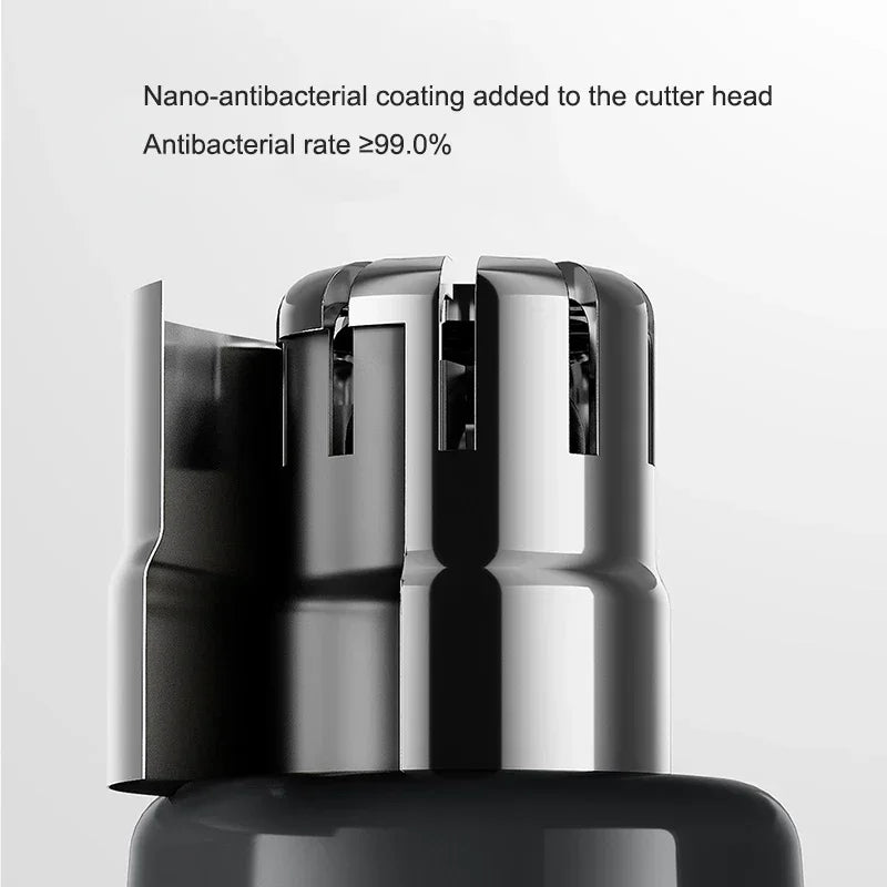 XIAOMI Mijia Electric Nose Trimmer- Rechargeable Ear Nose Hair Clipper Portable Skin-friendly Painless Eyebrow Trimmer for Men