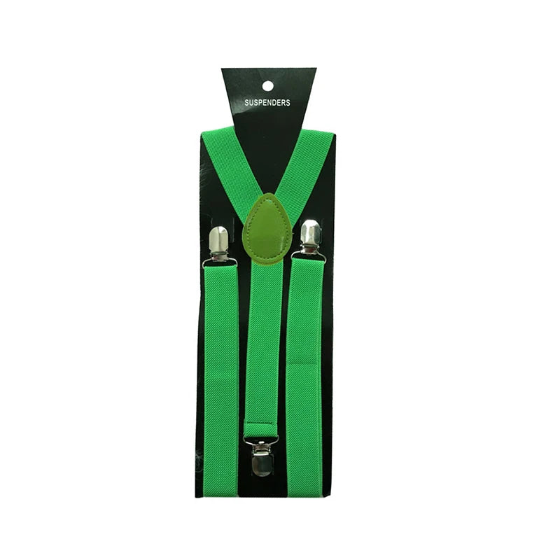 Suspenders For Men Pants Apparel Adult Suspender Man Shirt Dress Women Wedding Party Solid Colors Suit Skirt With Braces Straps