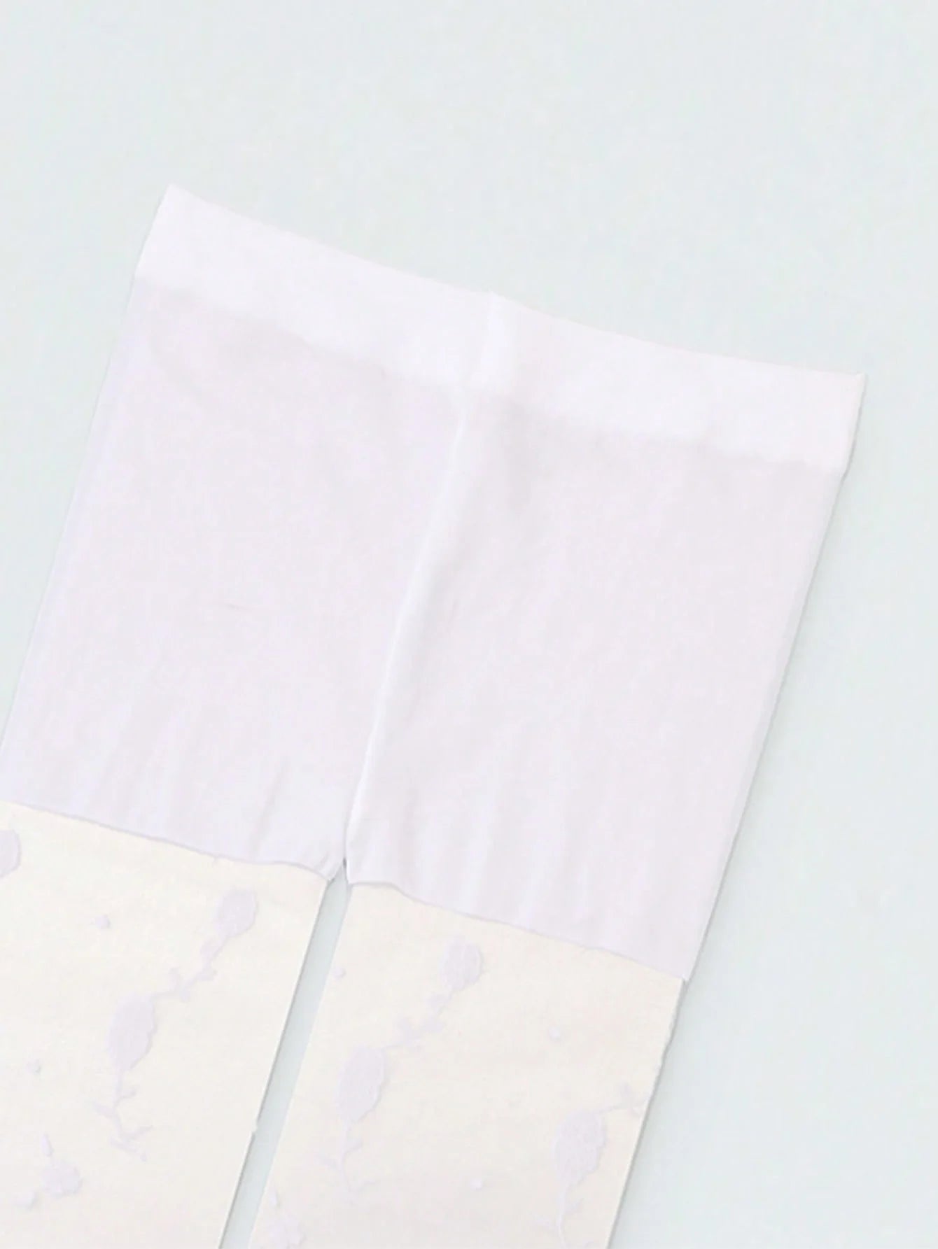 2 Pairs of Children Tight Pantyhose,Summer Thin Leggings Bouquet Pattern Mesh Stockings Little Princess White Tight Soft Hosiery