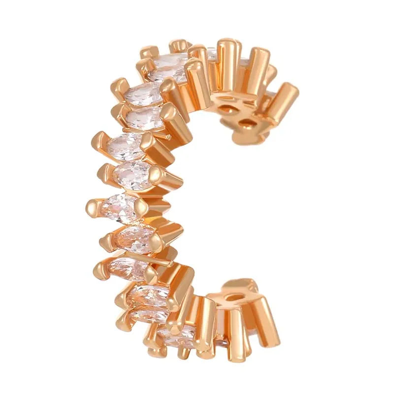 1Pc Hot Sale Horse Eye Zircon Earcuff Clips On Earring for Women Girls No Fake Piercing Cartilage Earrings Ear Ring Without Hole