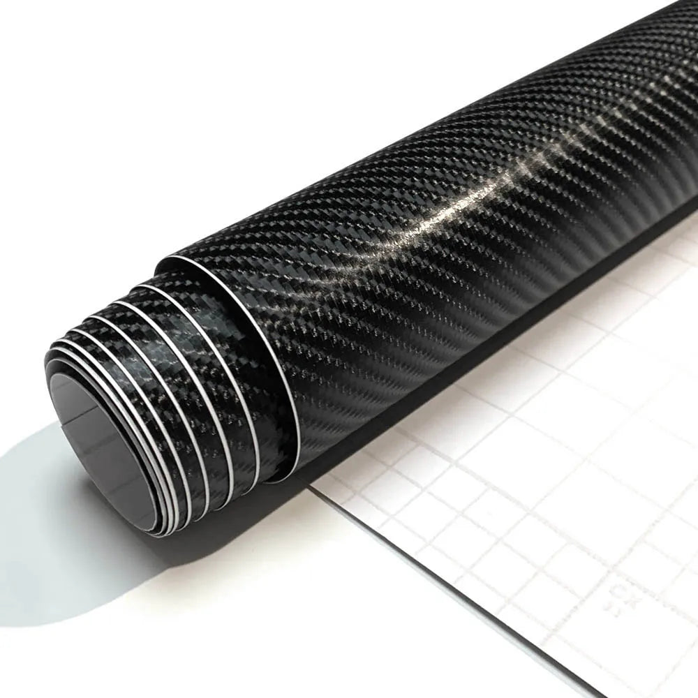 2D-9D Carbon Fiber Wrap Waterproof Car Stickers Vinyl Auto Tuning Motorcycle Stickers Glossy Matte Black Car Adhesive Vinyl Wrap