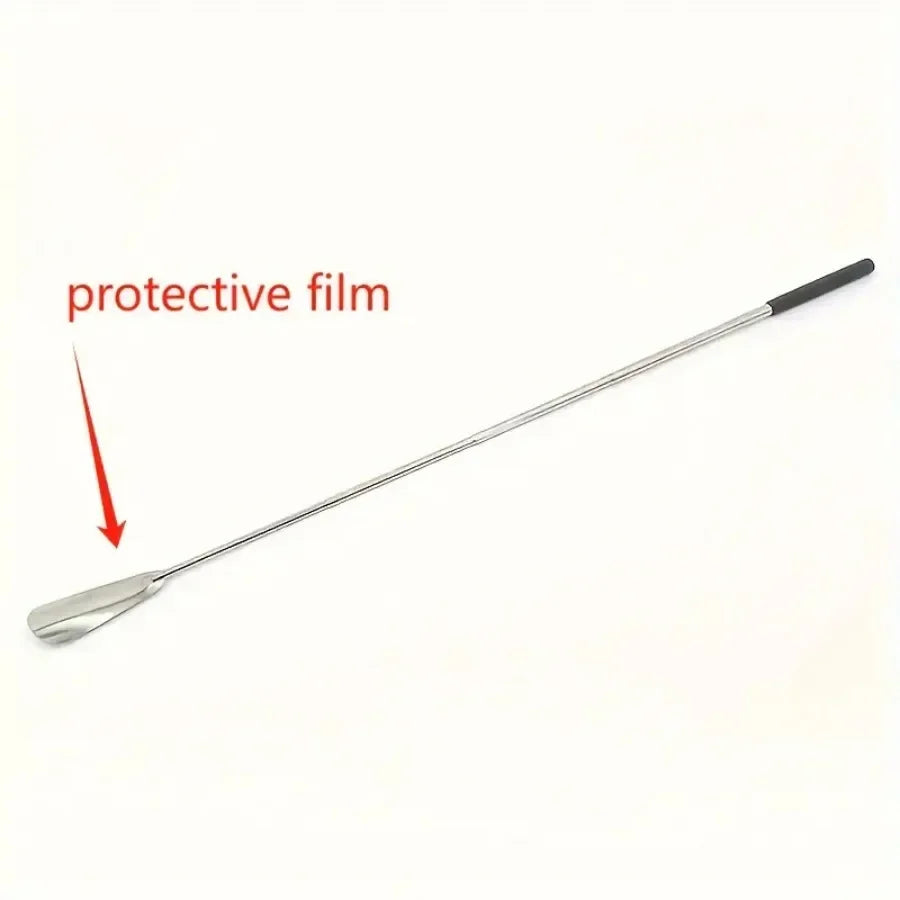 1PC Retractable Stainless Steel Elderly Shoe Puller, Shoe Assistant, Suitable for Both Men and Women, Schoenlepel, Shoe Horn